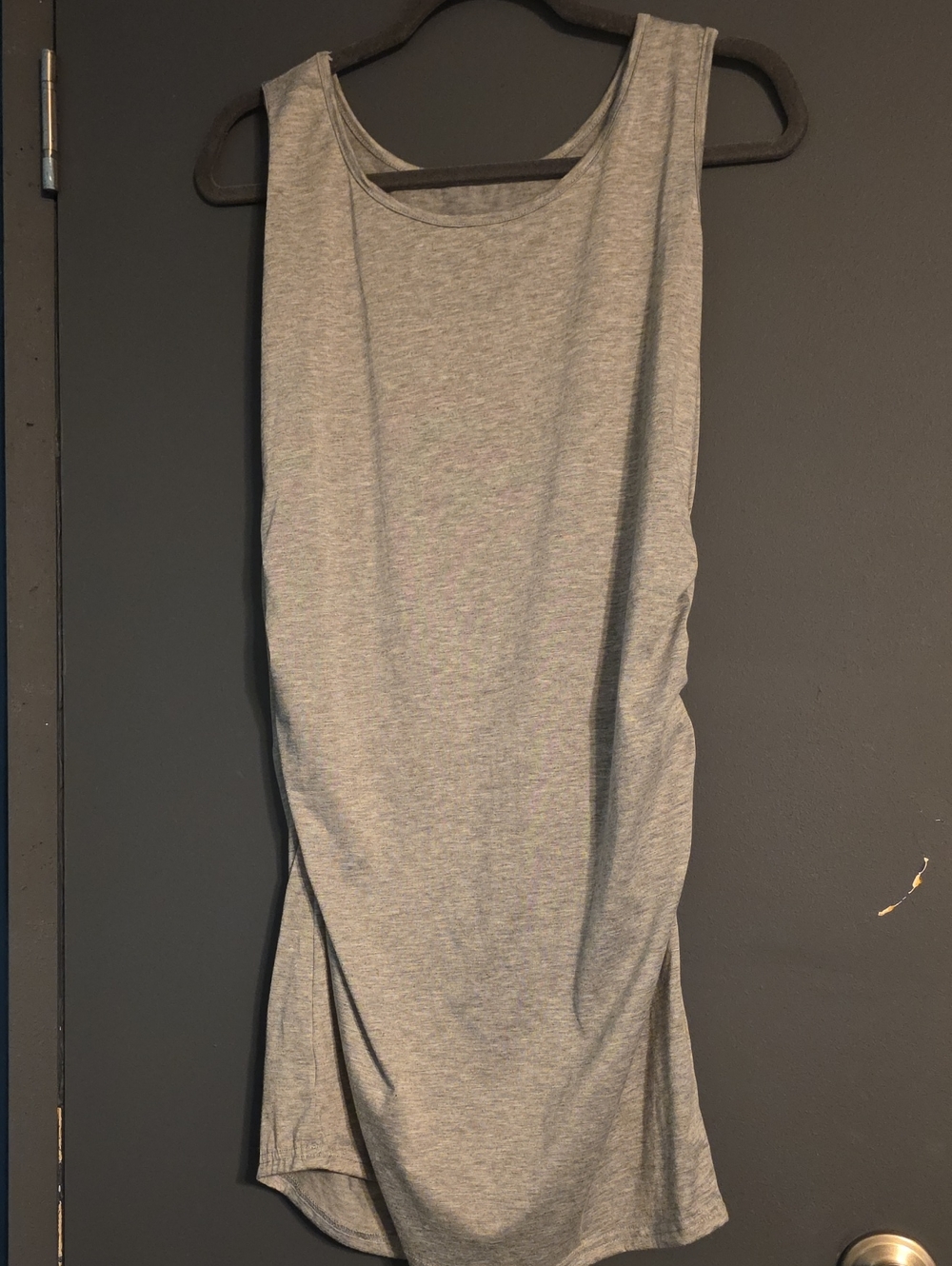 Sleeveless Maternity Tank Dress